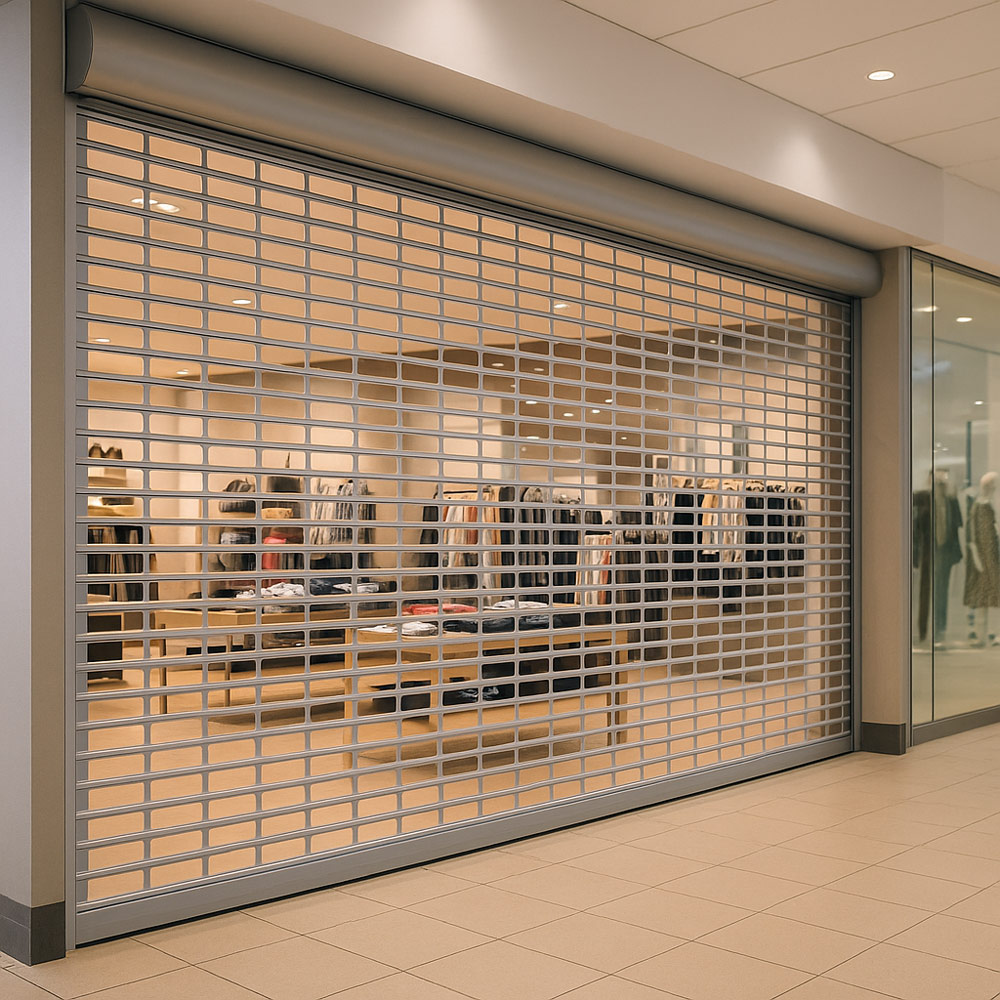 Rullgaller på en butik